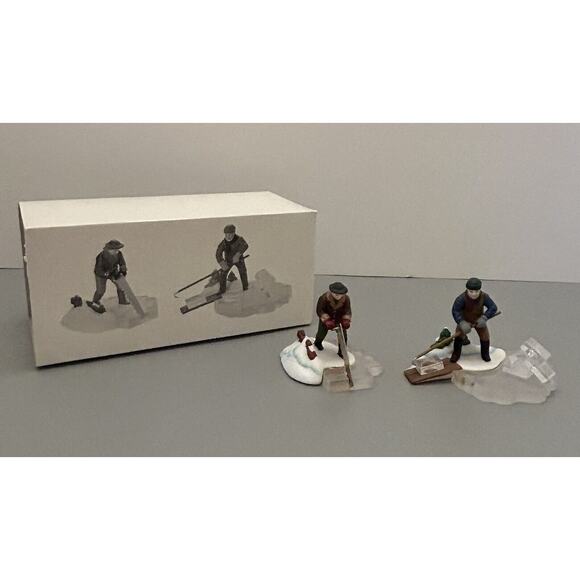 Dept 56 Heritage Village Collection Blue Star Ice Harvesters #5650-2 - Picture 1 of 12